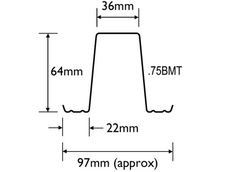 64mm top hat bunnings